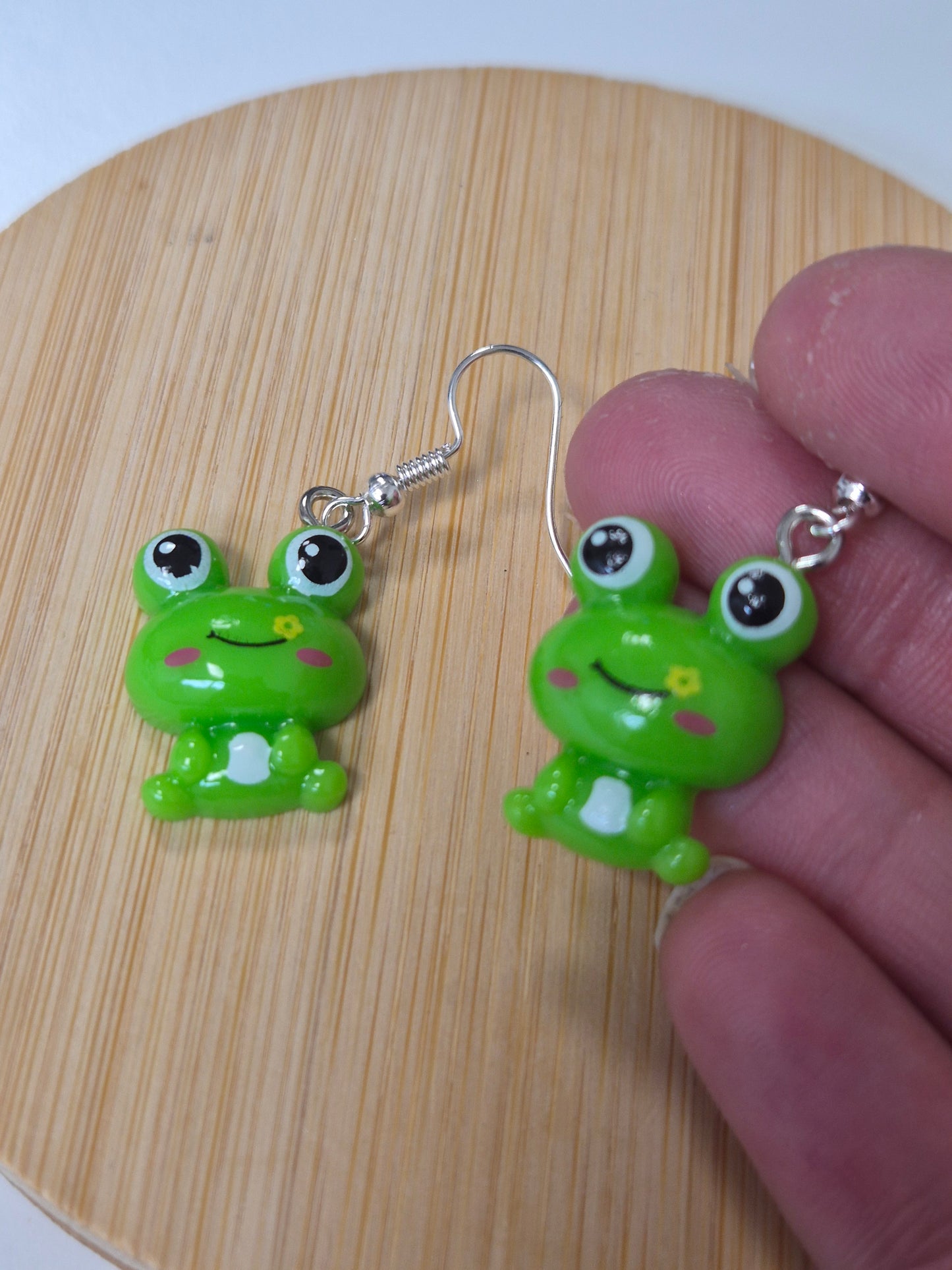 Boucles d oreille grenouille