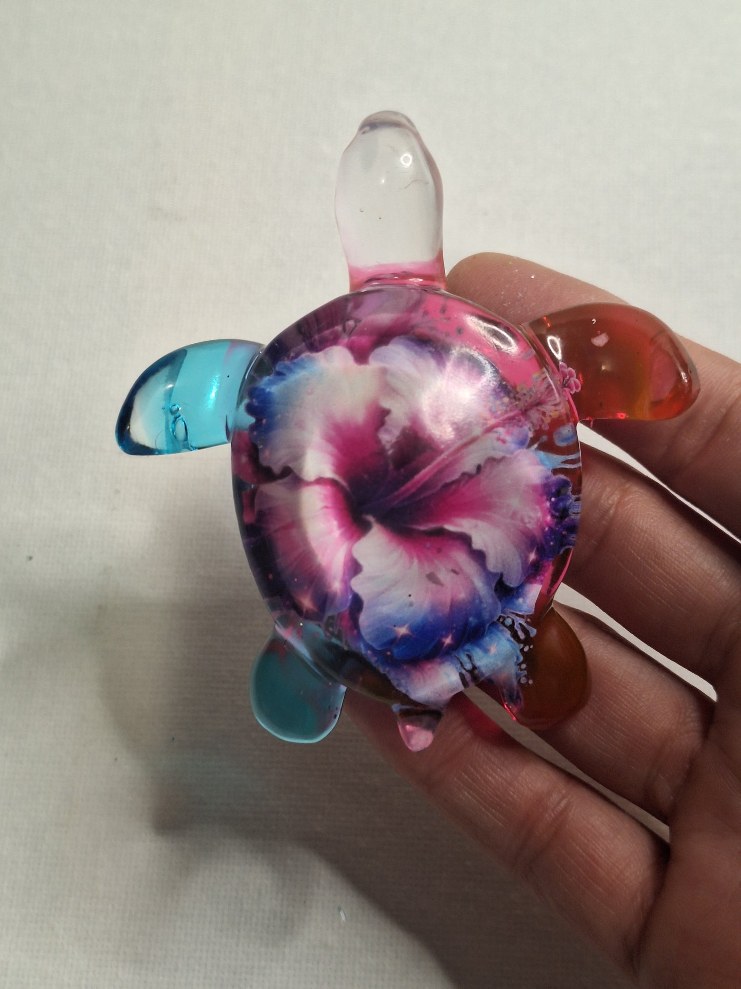 Deco tortue et hibiscus 🌺