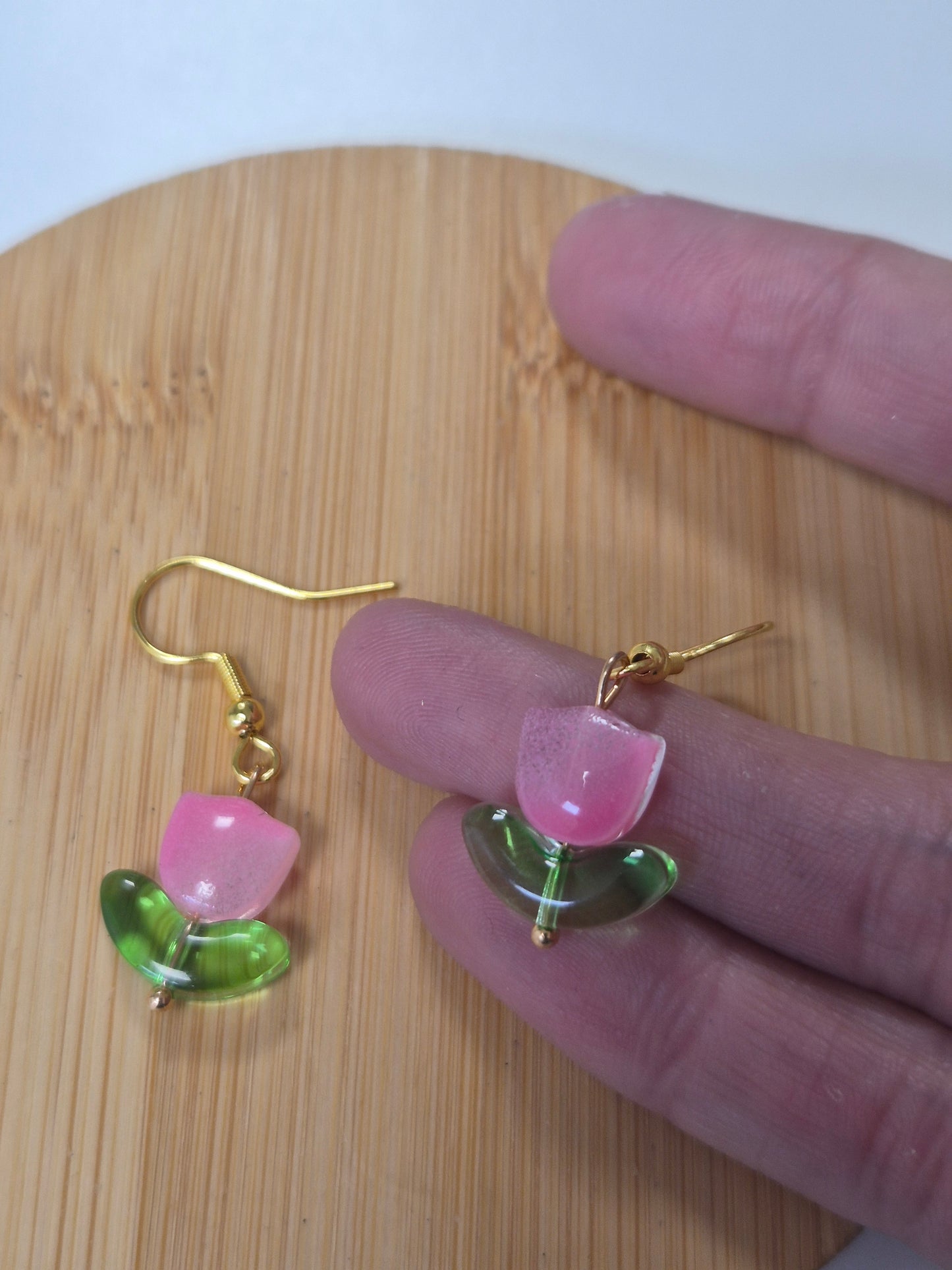 Boucles d'oreilles tulipe 🌷
