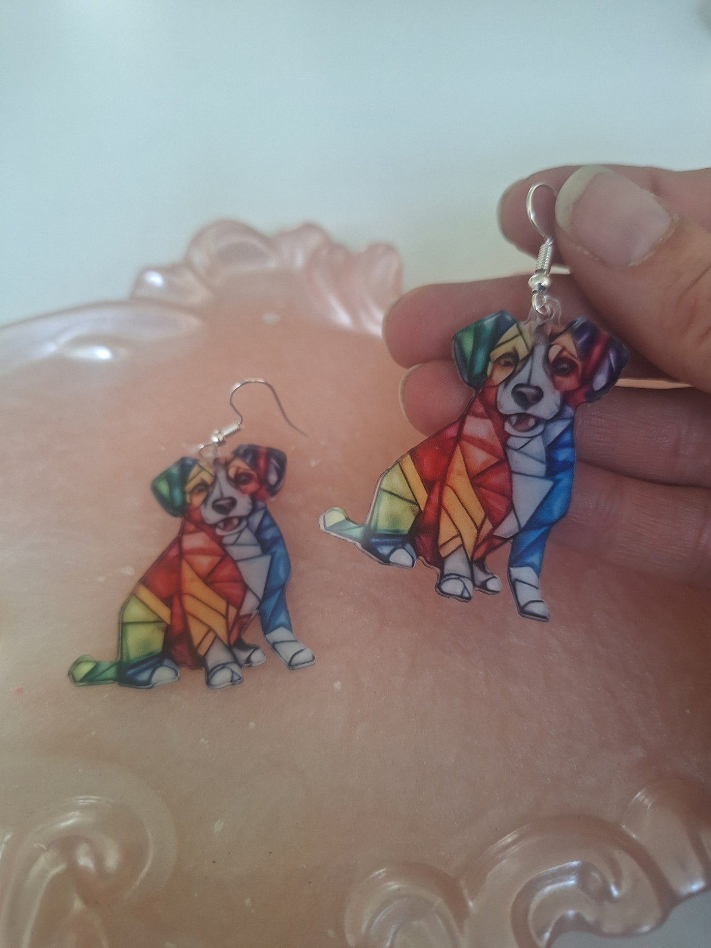 Boucles d'oreilles chien