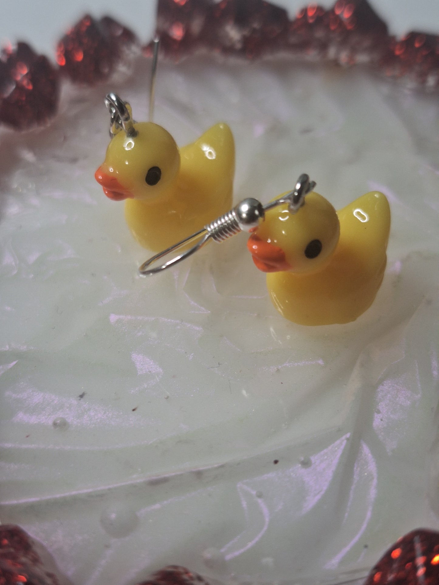 Boucles d'oreilles canard