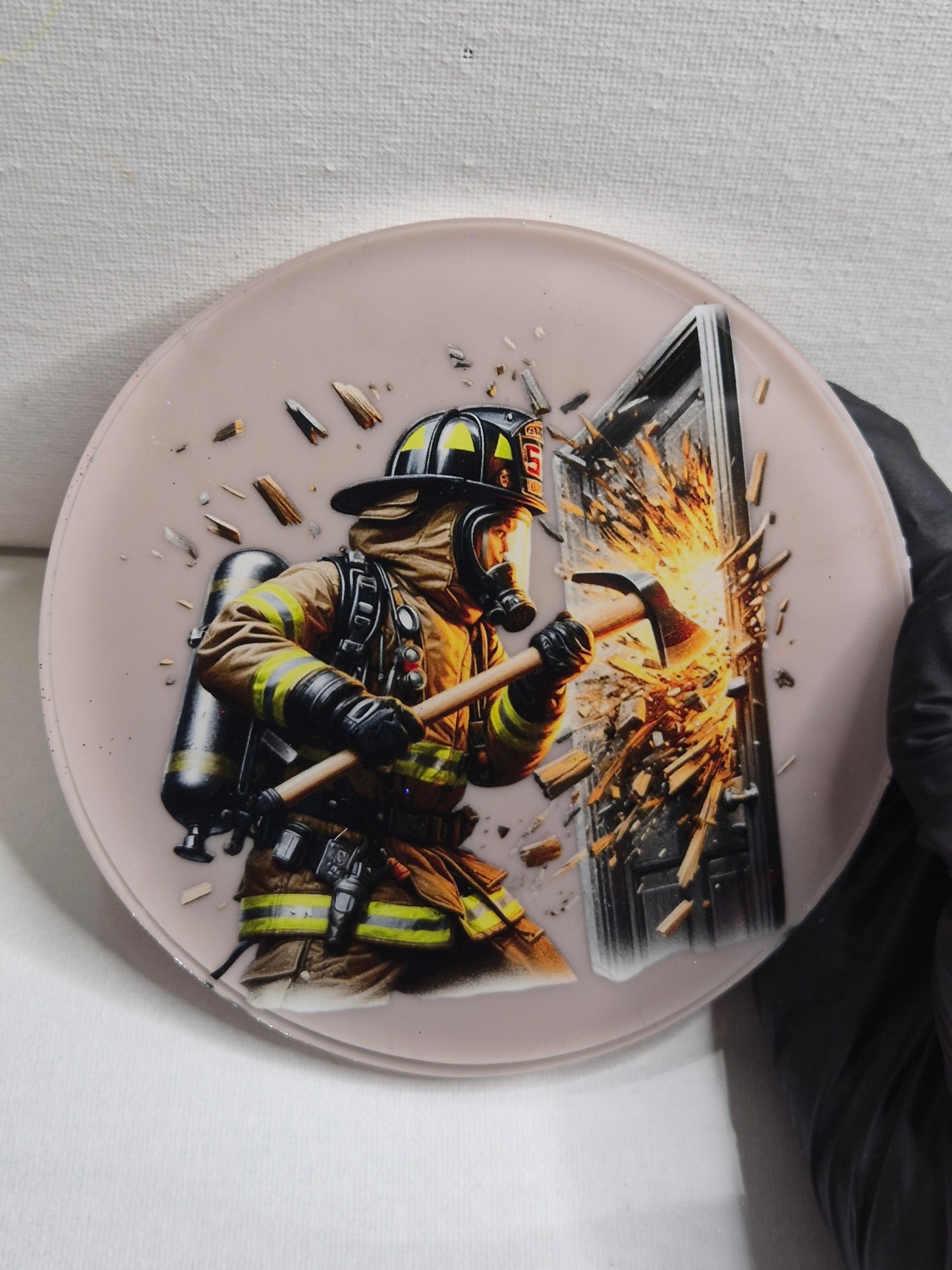 Deco murale pompiers