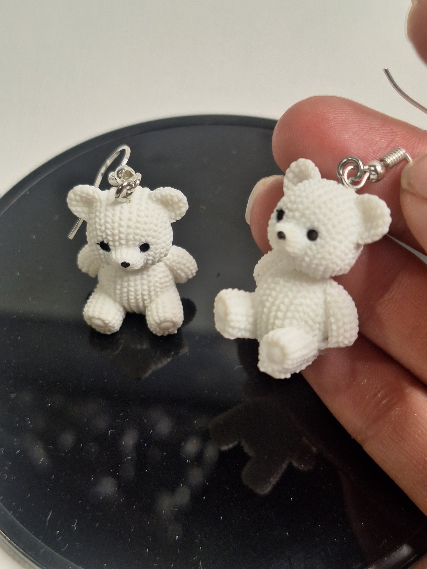 Boucle d oreille ourson