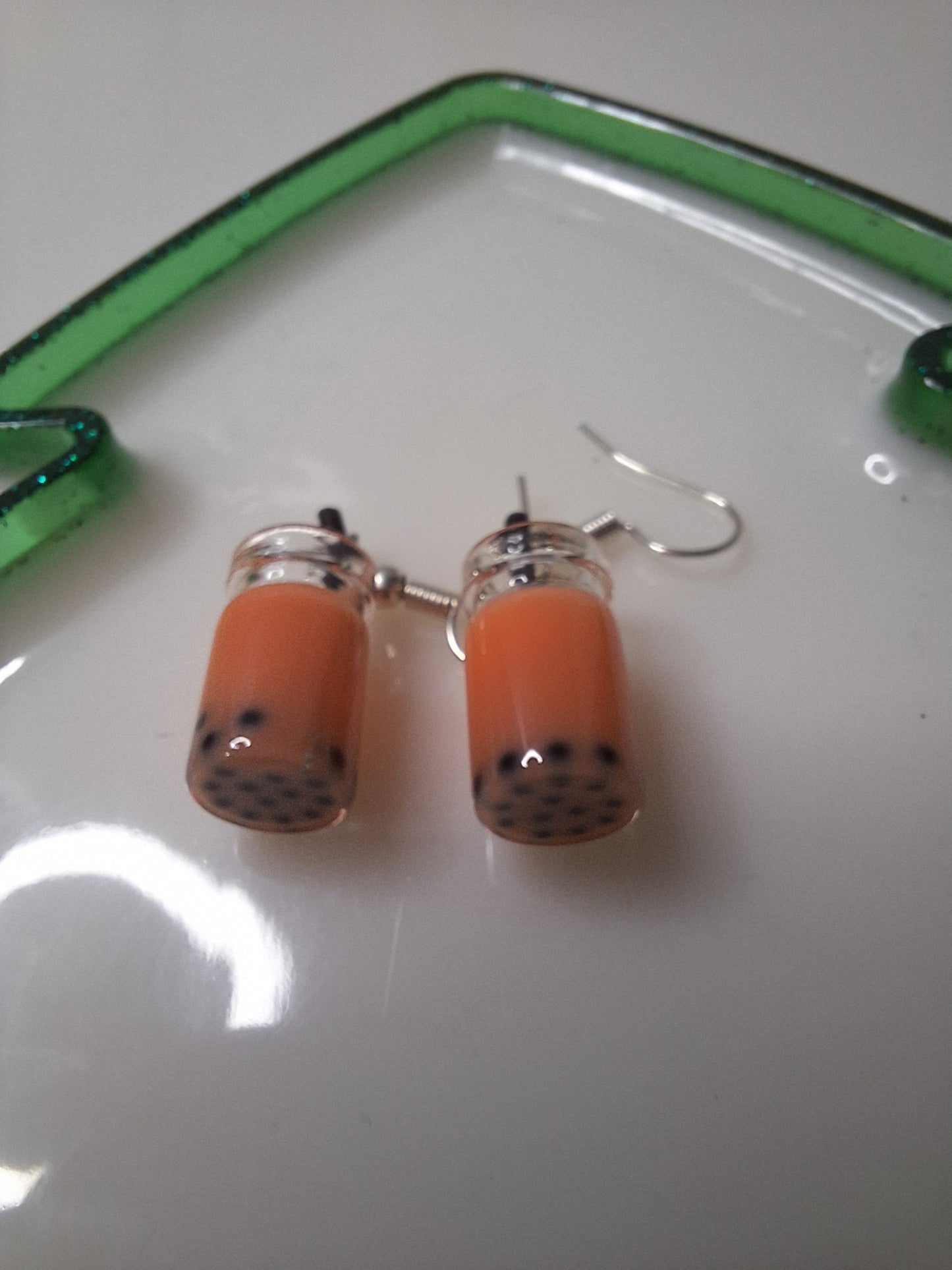 Boucles d'oreilles bubble tea