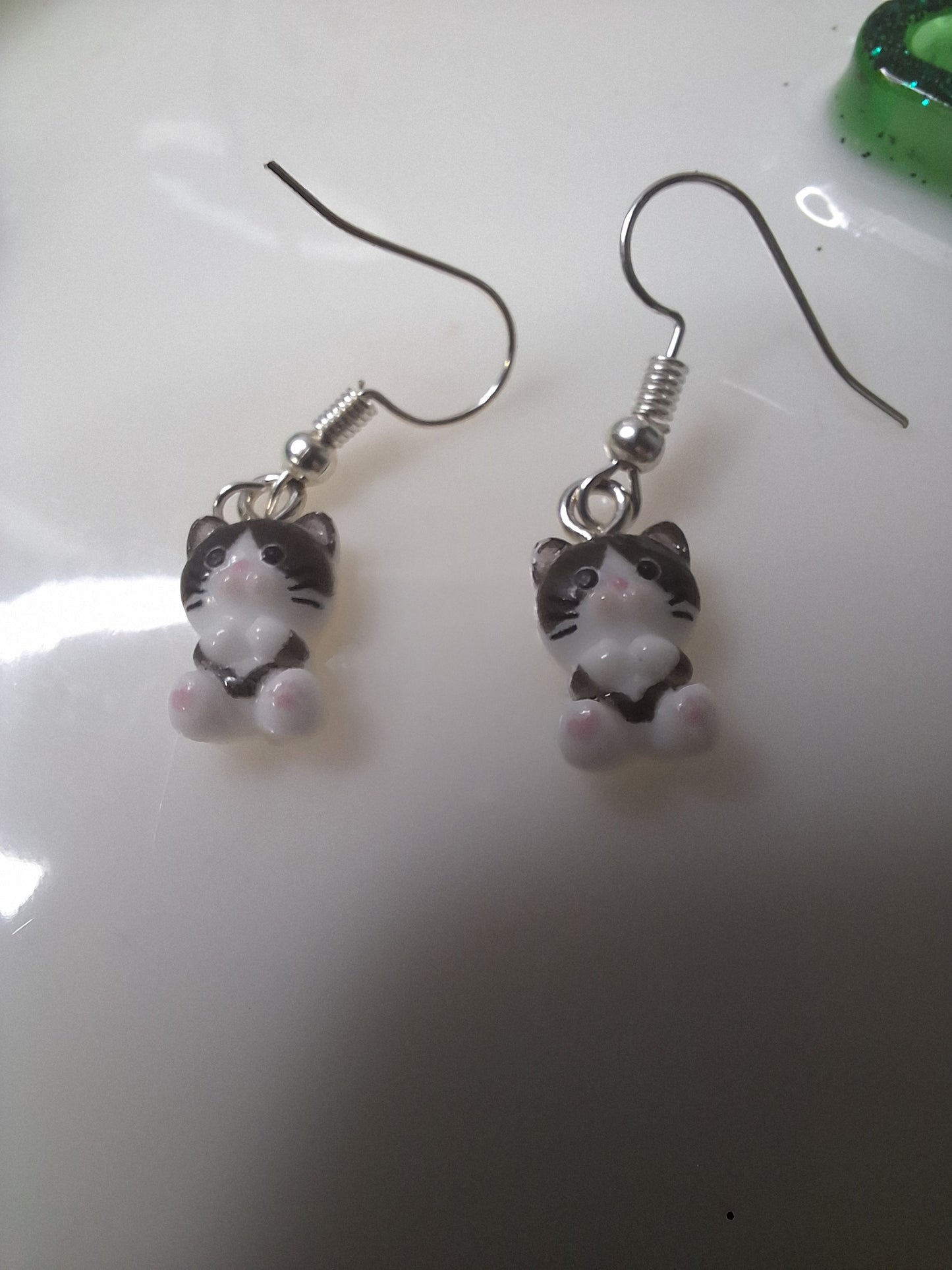 Boucles d oreilles bébé chat