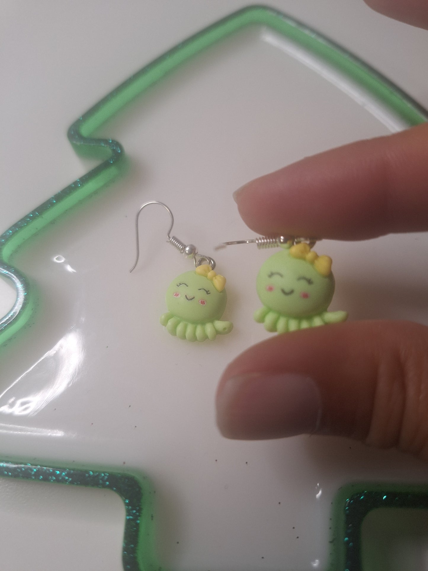 Boucles d'oreilles pieuvre