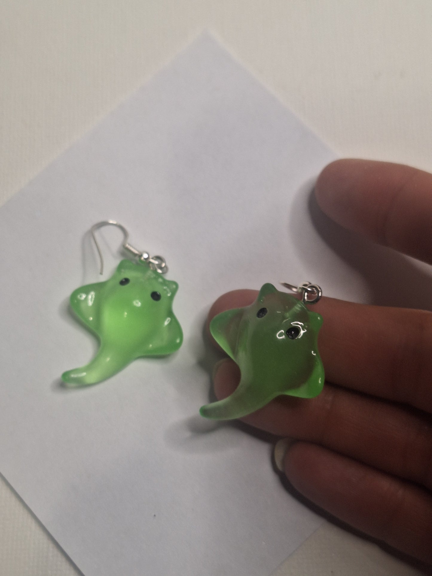 Boucles d'oreilles raie