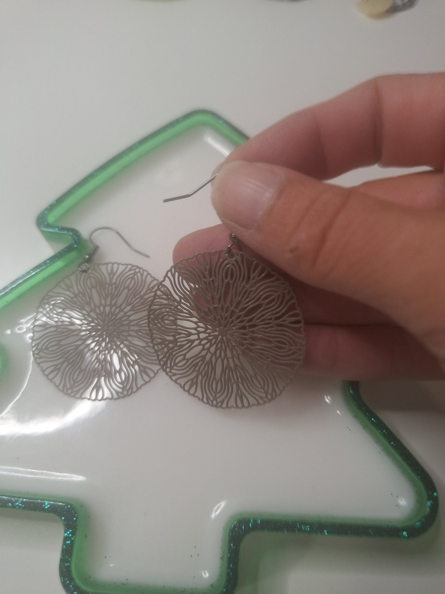 Boucles d'oreilles ronde