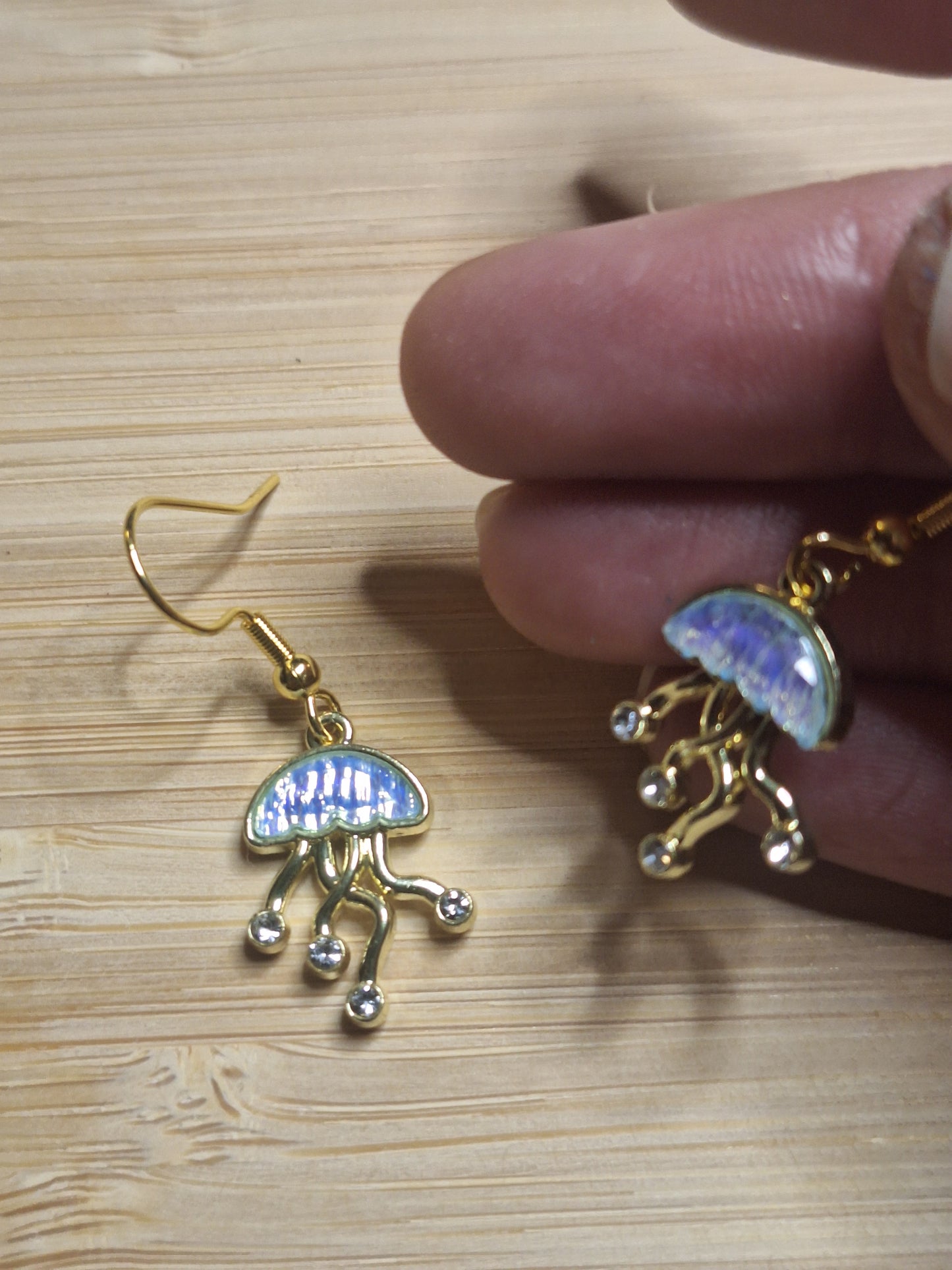 Boucles d'oreilles méduse