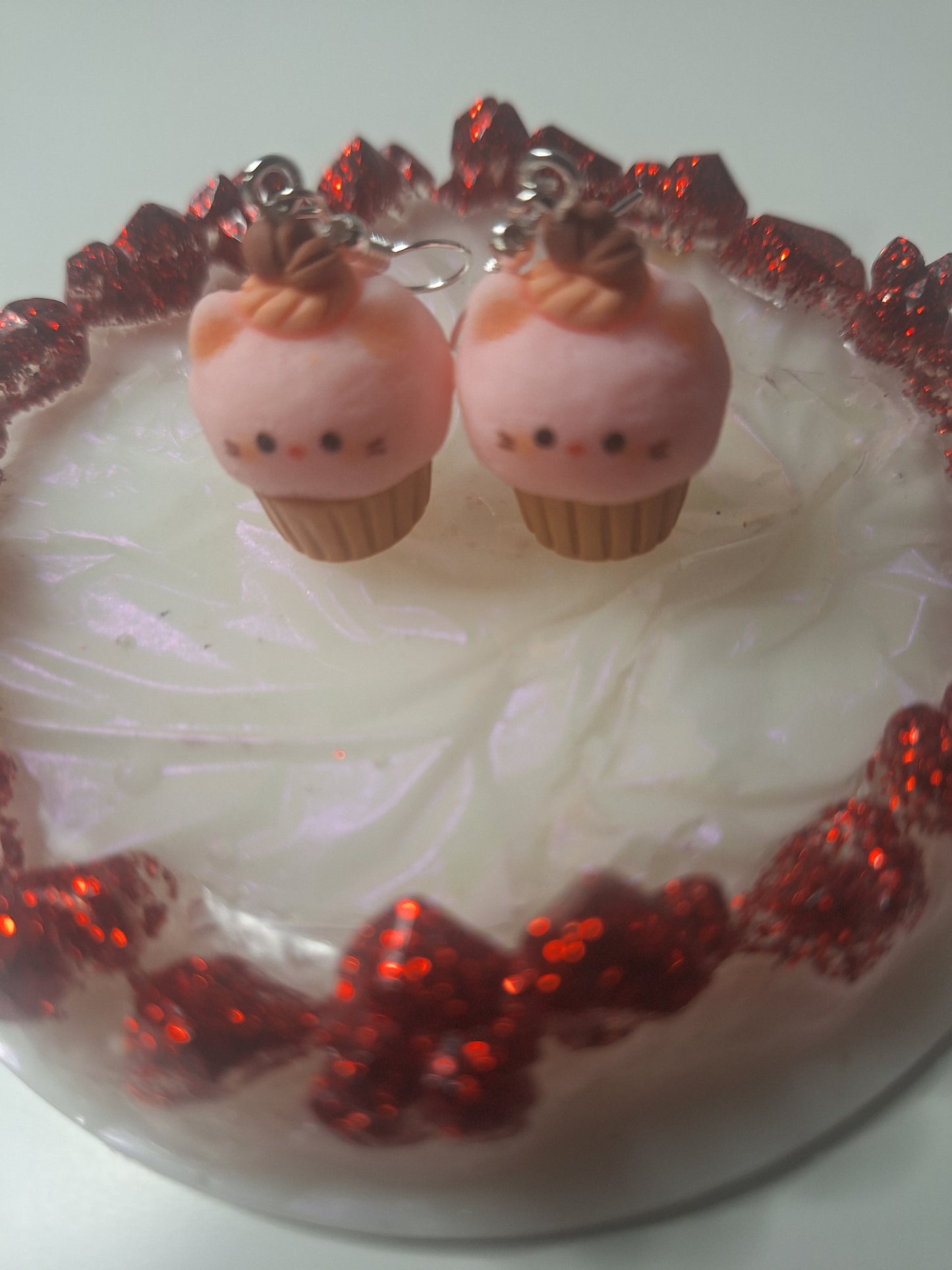 Boucles d'oreilles cupcake