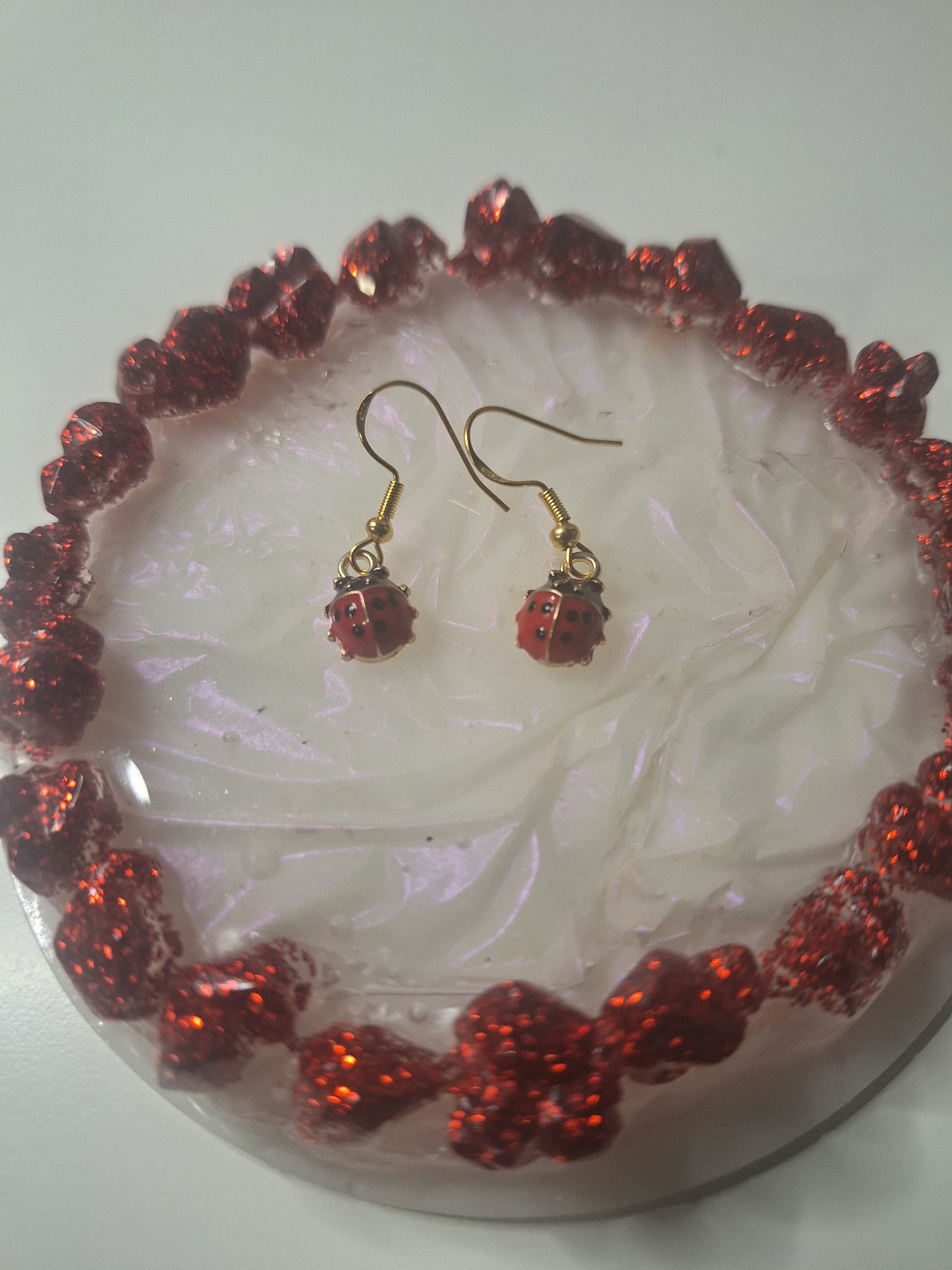 Boucles d'oreilles coccinelle 🐞