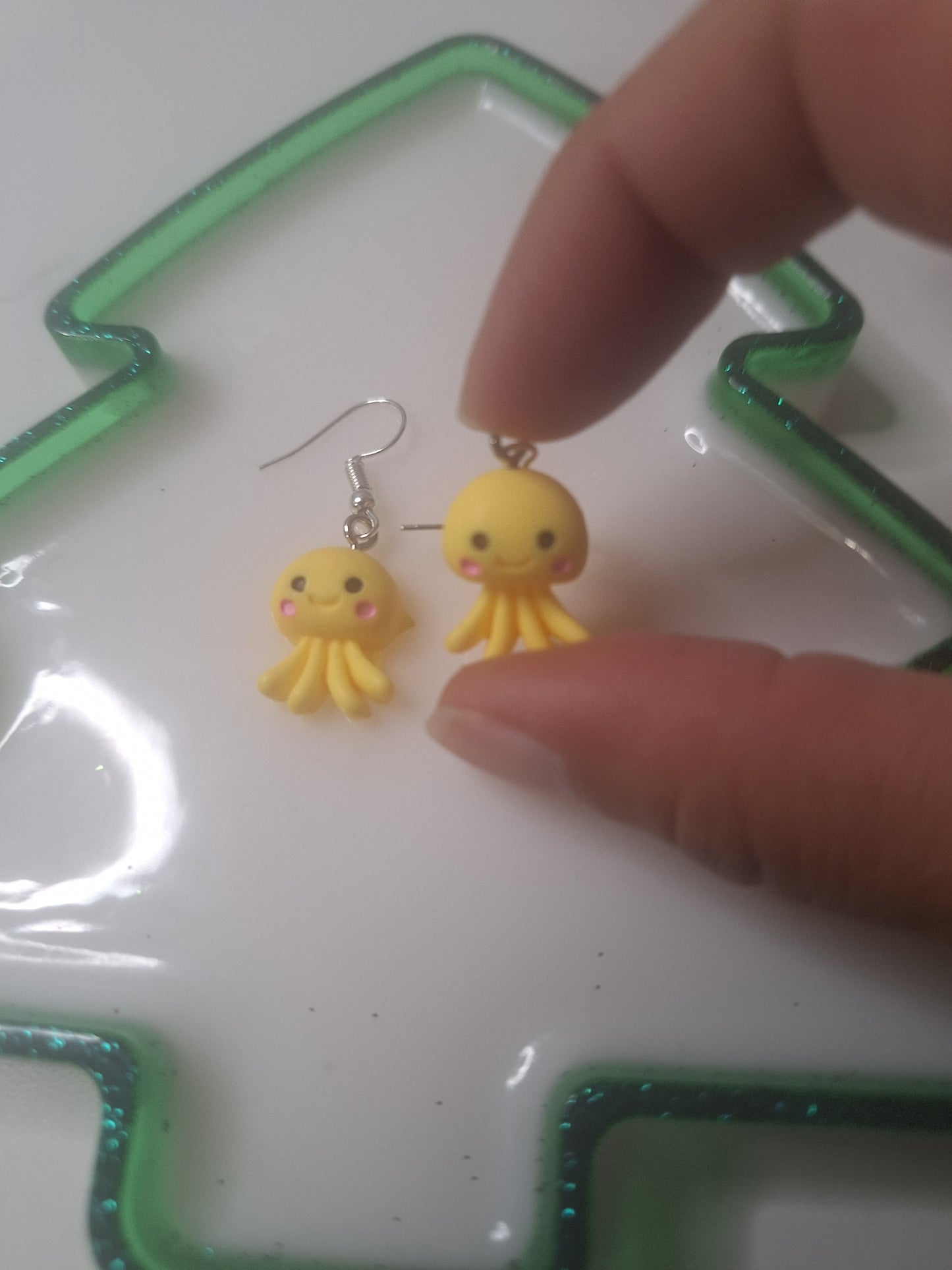 Boucles d'oreilles pieuvre