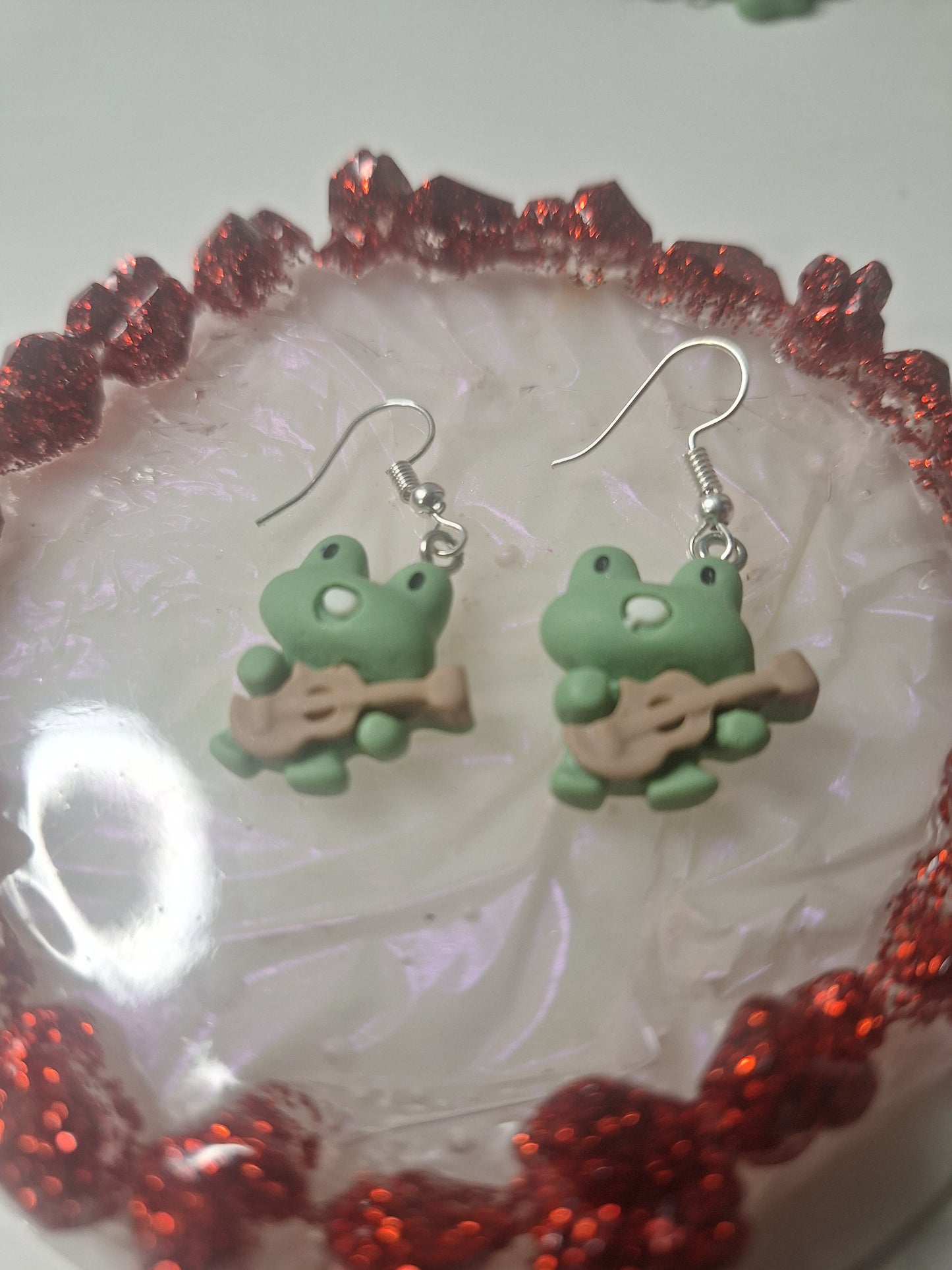 Boucles d'oreilles grenouille