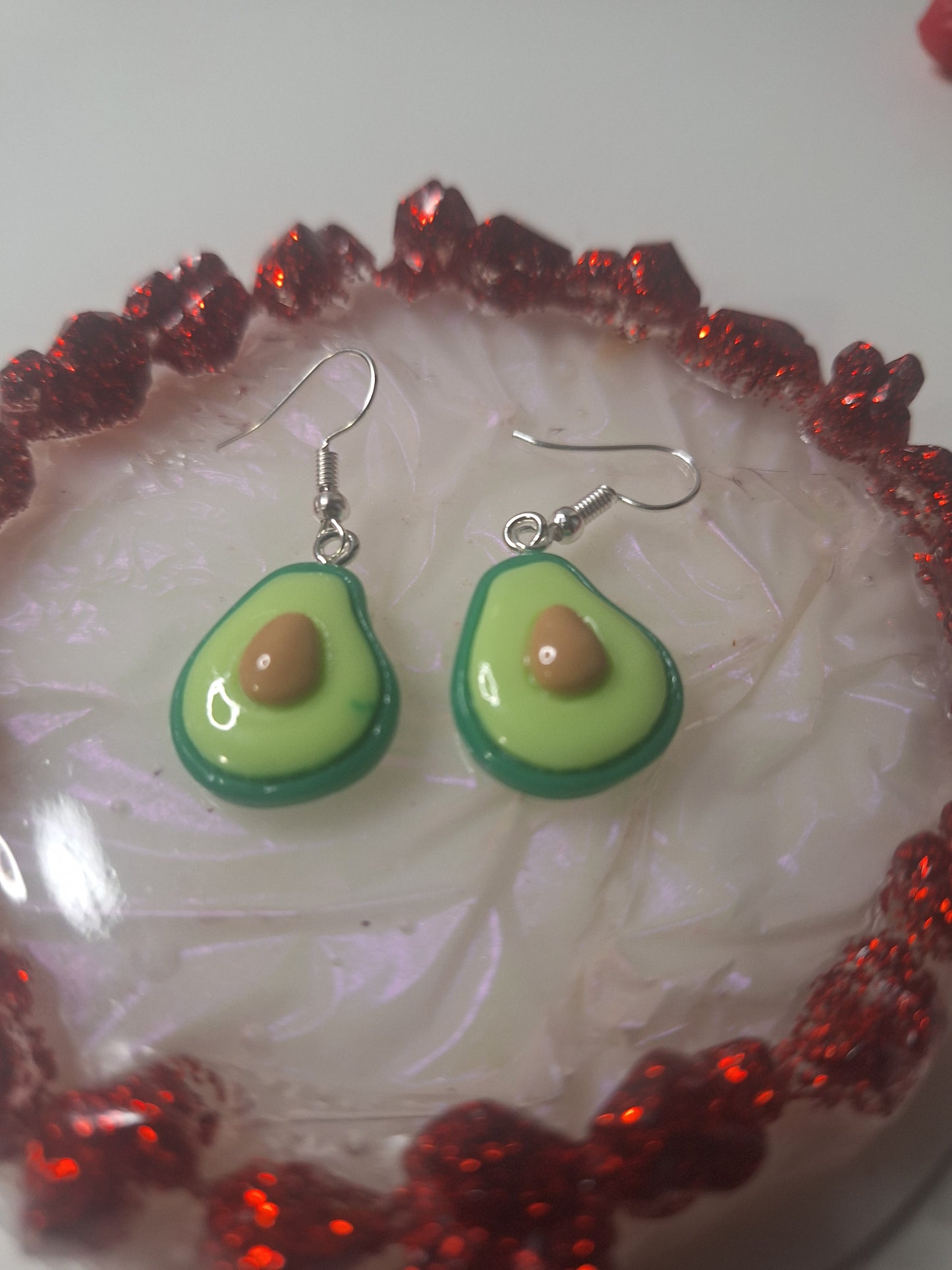 Boucles d'oreilles avocat