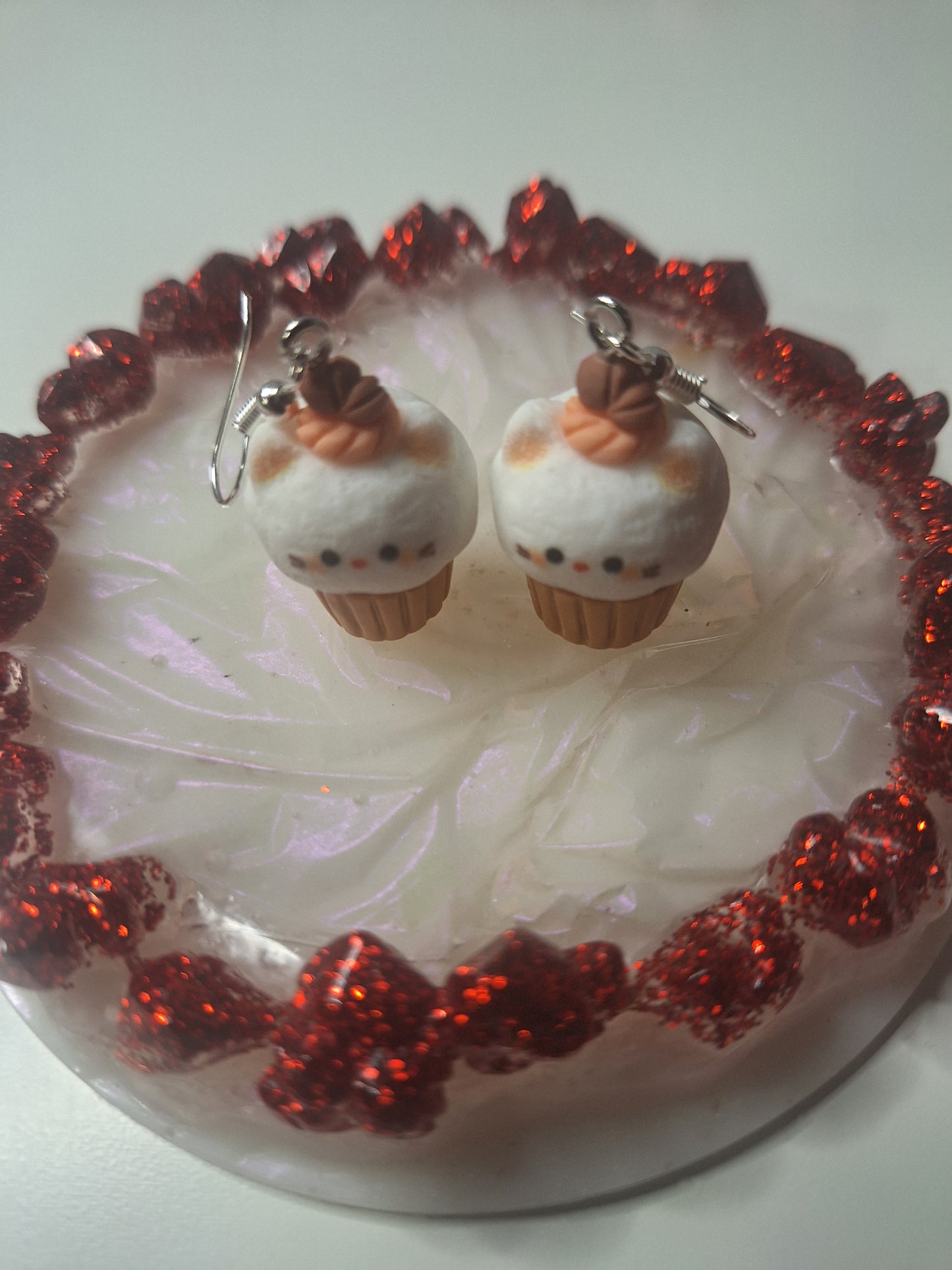 Boucles d'oreilles cupcake