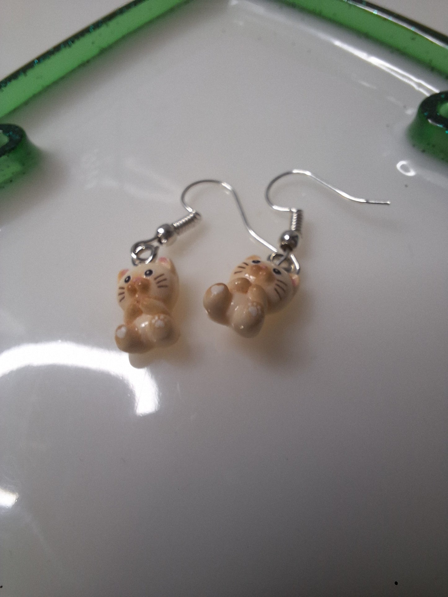 Boucles d oreilles bébé chat