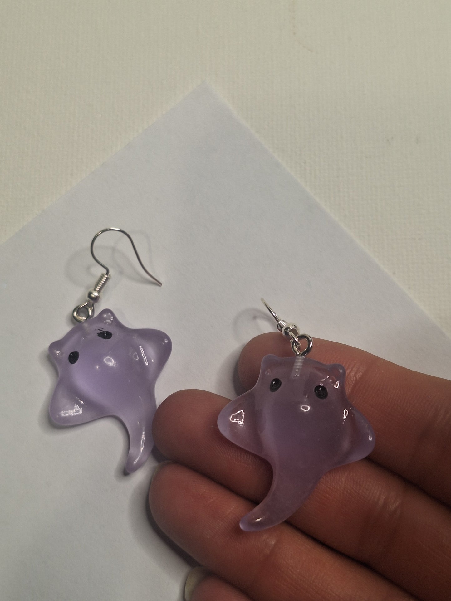 Boucles d'oreilles raie