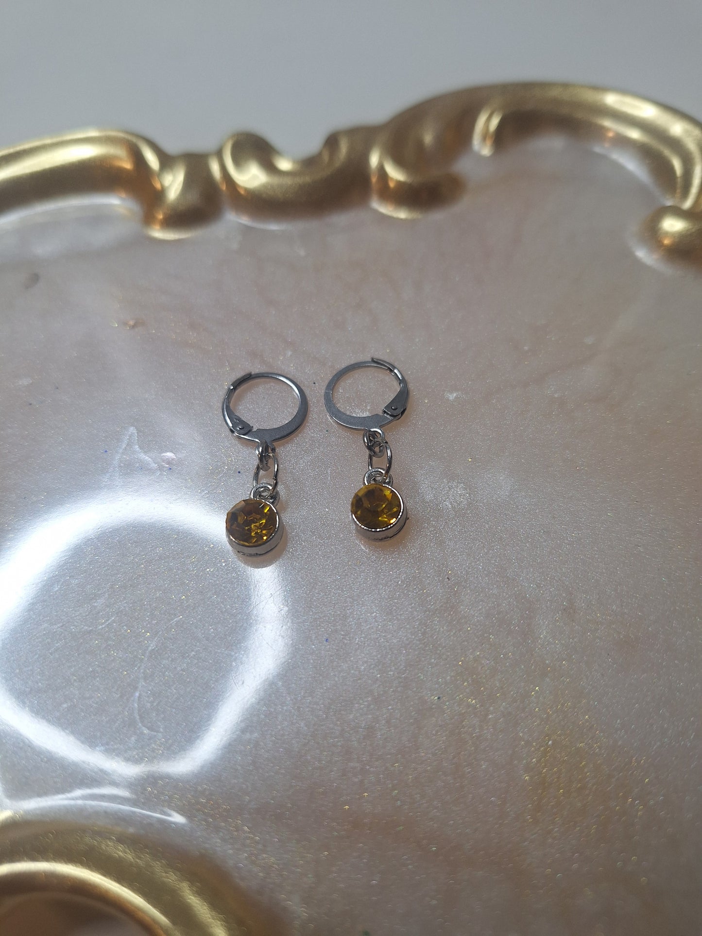 Boucles d'oreilles strass