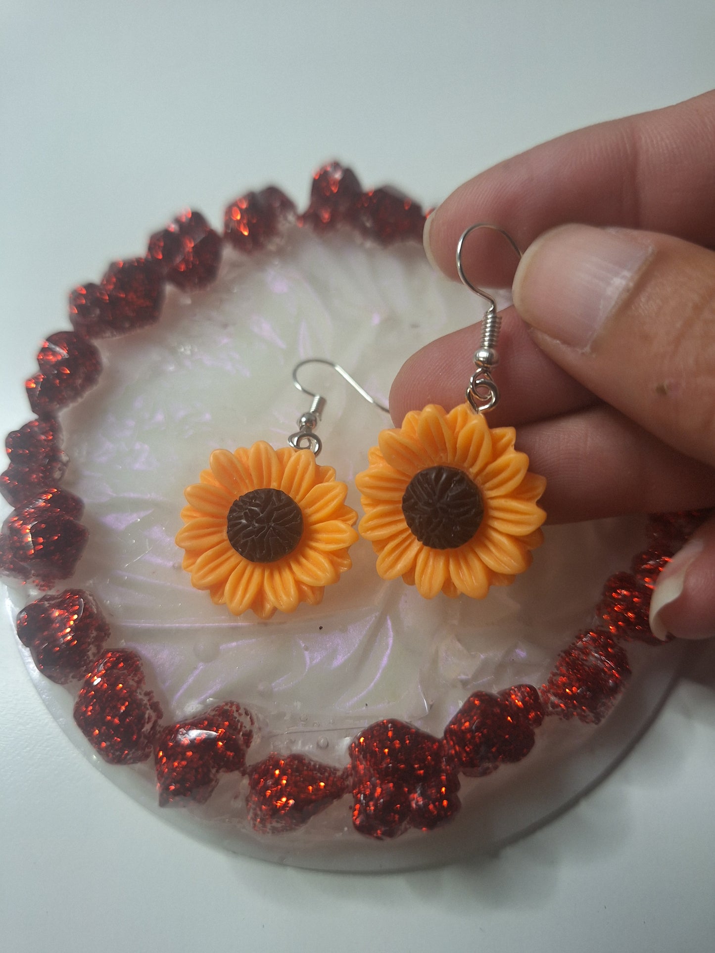 Boucles d'oreilles tournesols 🌻