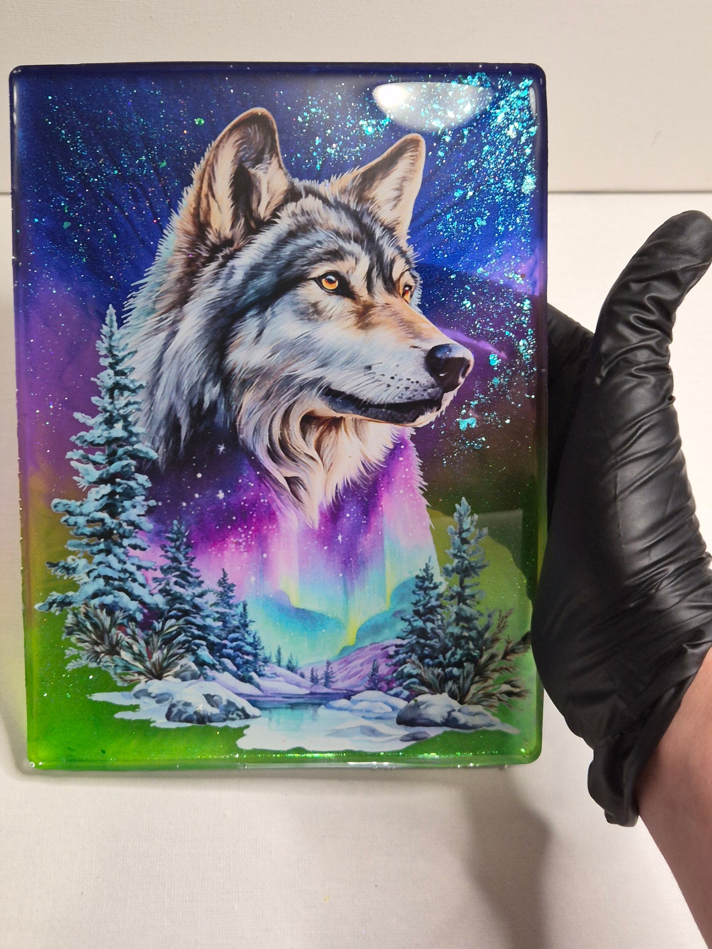 Décoration murale loup