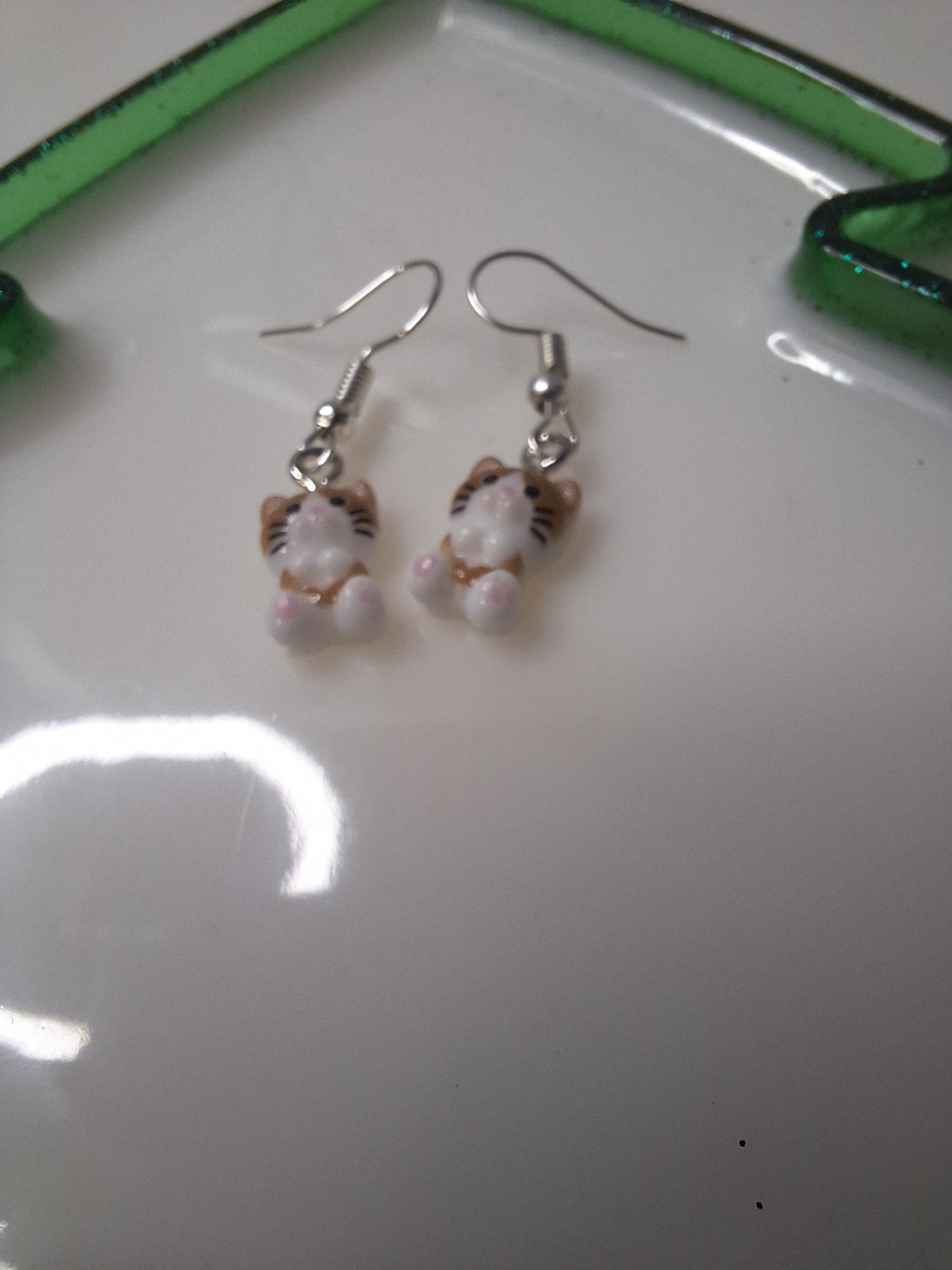 Boucles d oreilles bébé chat