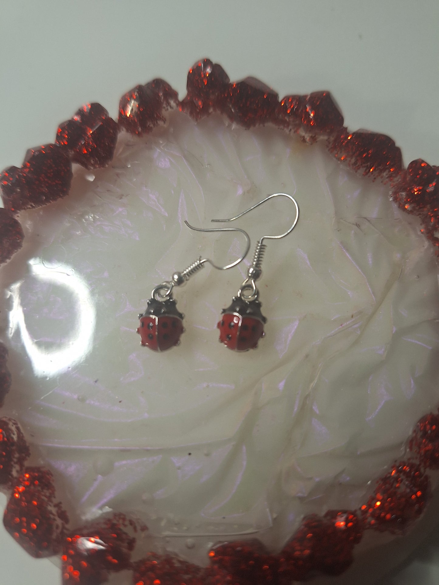 Boucles d'oreilles coccinelle 🐞