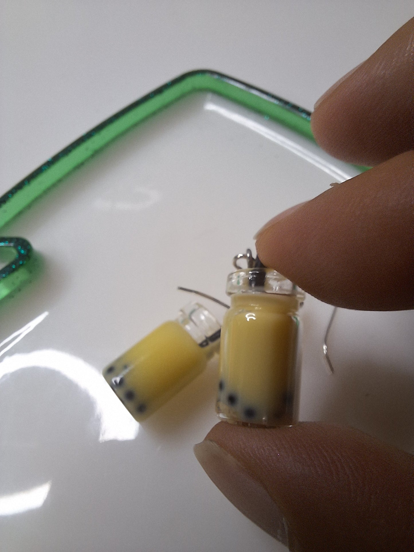 Boucles d'oreilles bubble tea