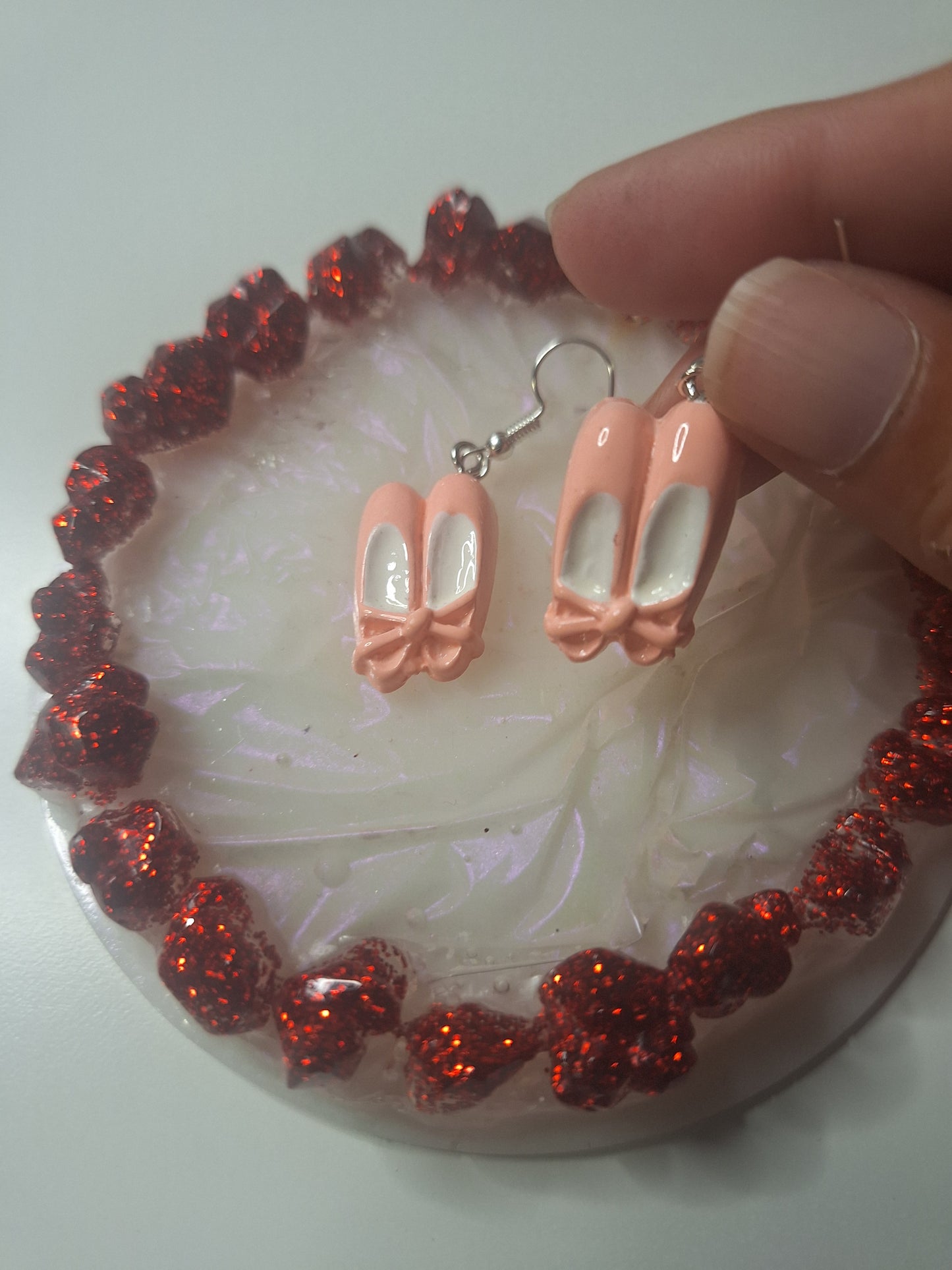 Boucles d'oreilles chausson de danse