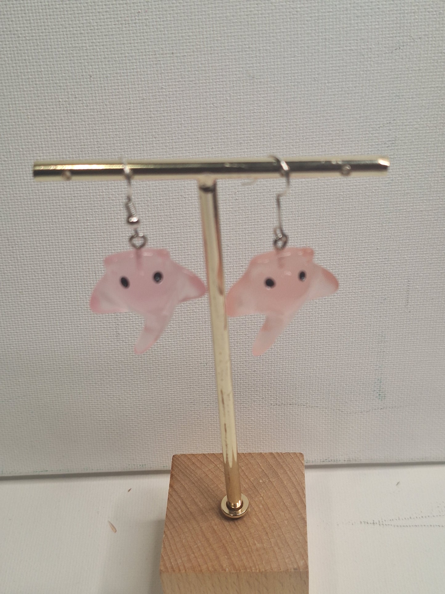 Boucles d'oreilles raie