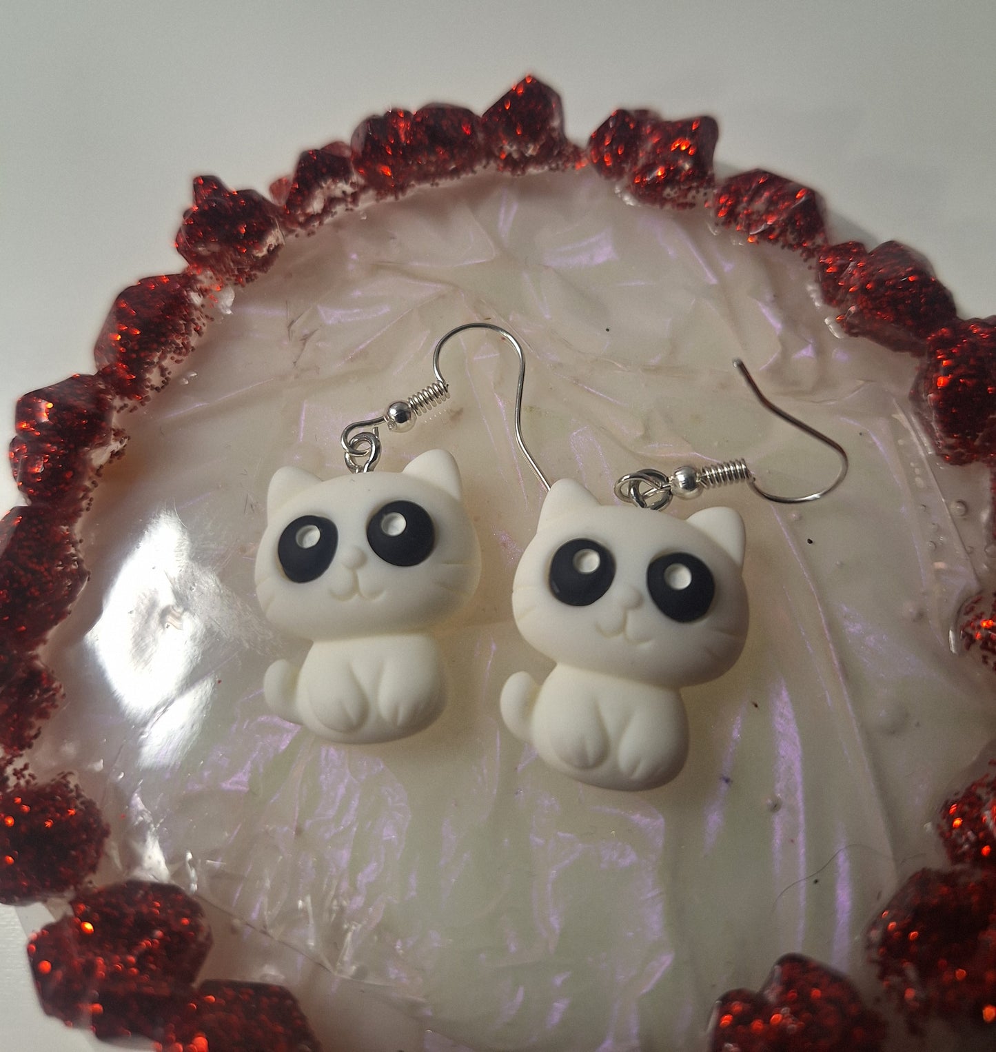 Boucles d'oreilles chat