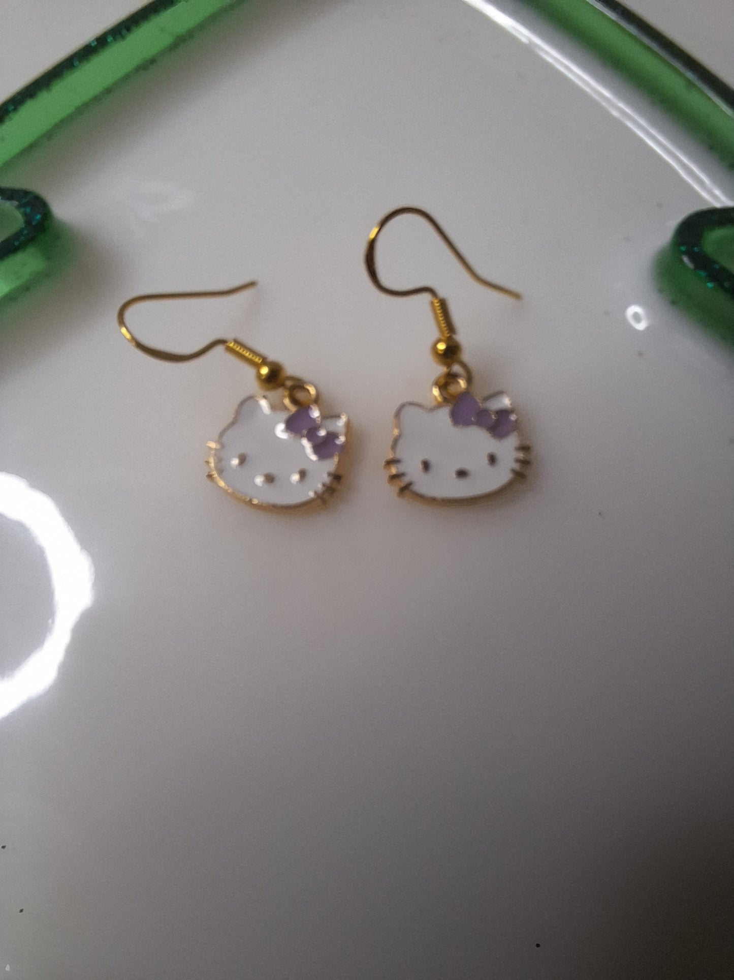 Boucles d'oreilles hello kitty
