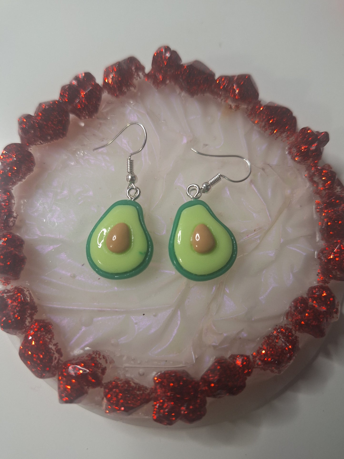 Boucles d'oreilles avocat