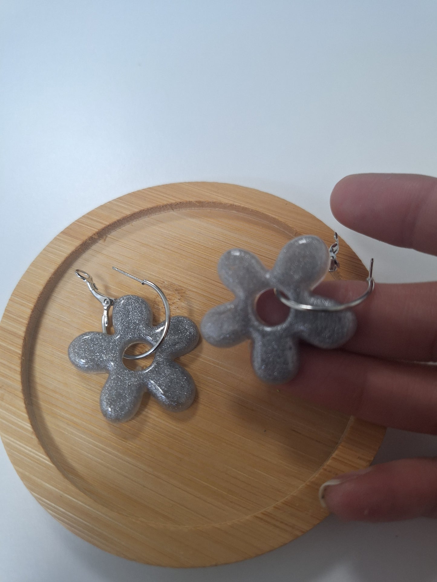 Boucles d oreilles 5 pétales