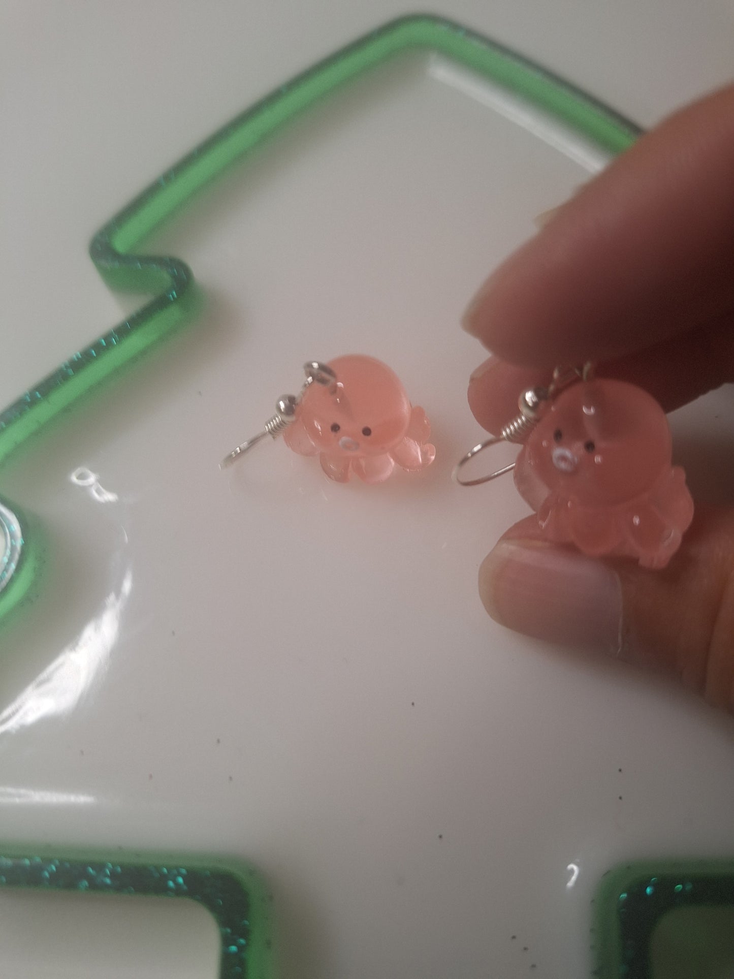 Boucles d'oreilles pieuvre