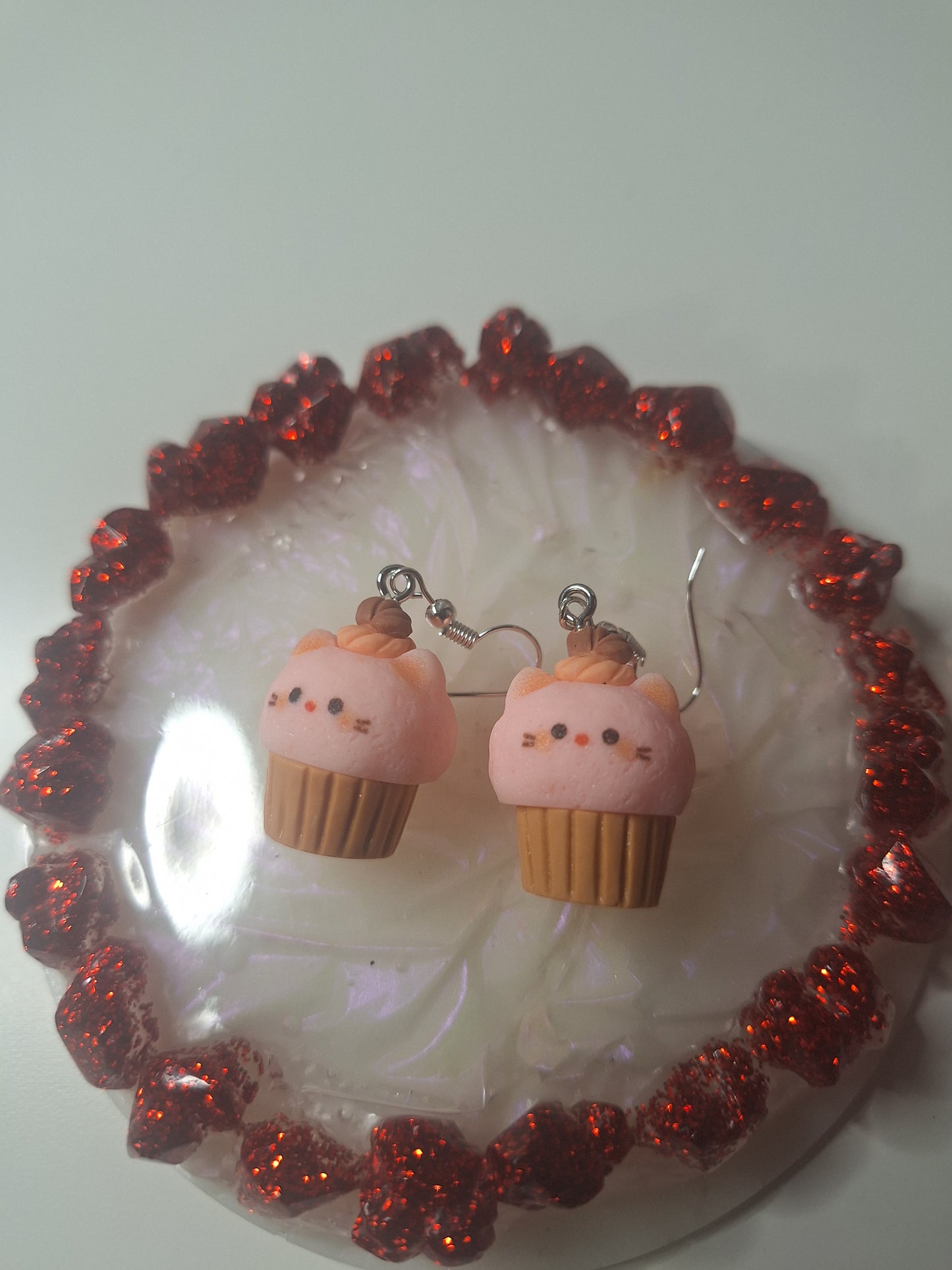 Boucles d'oreilles cupcake