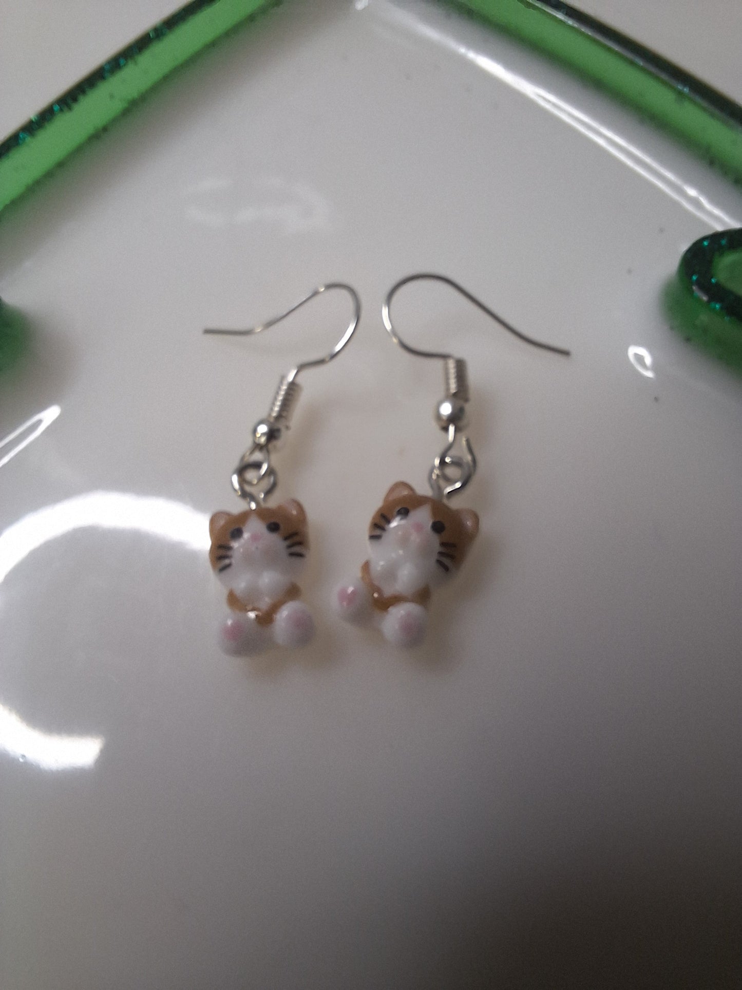Boucles d oreilles bébé chat