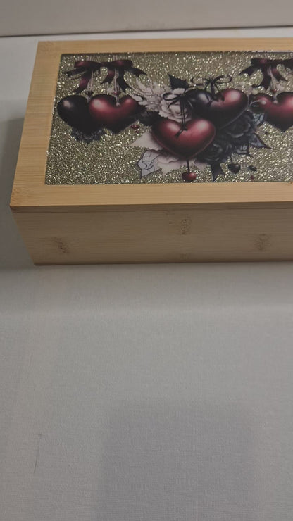 Boite à bijoux coeur