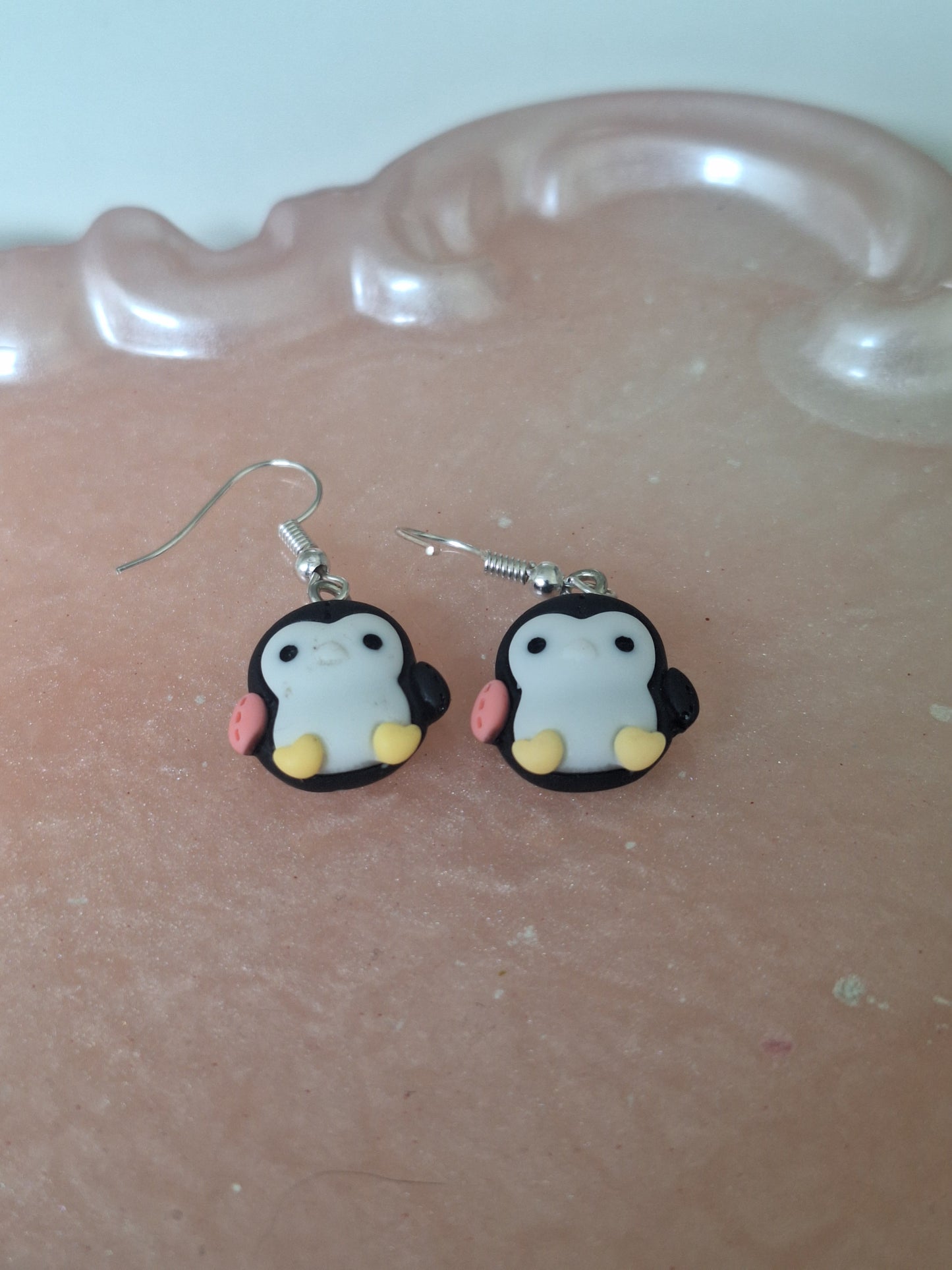 Boucles d'oreilles pingouin
