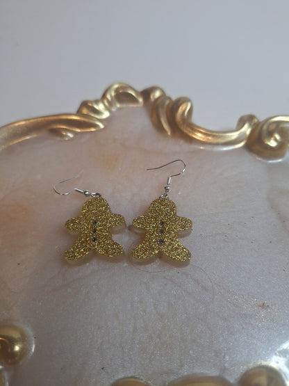 Boucles d'oreilles pain d épices