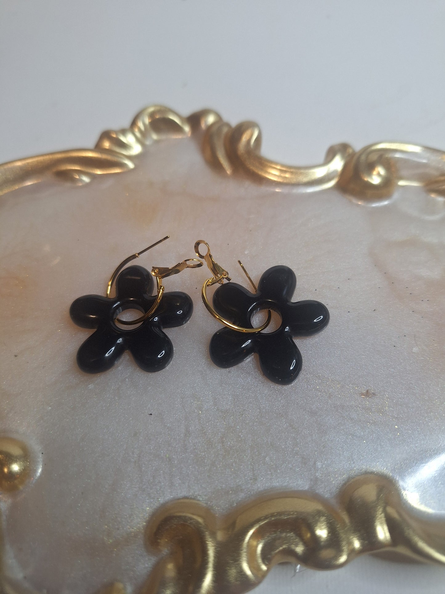Boucles d oreilles 5 pétales