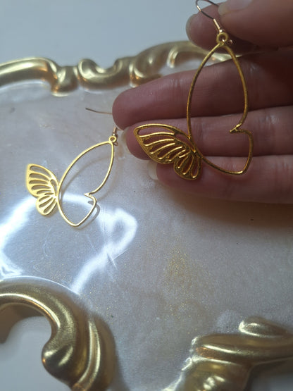Boucles d'oreilles papillon
