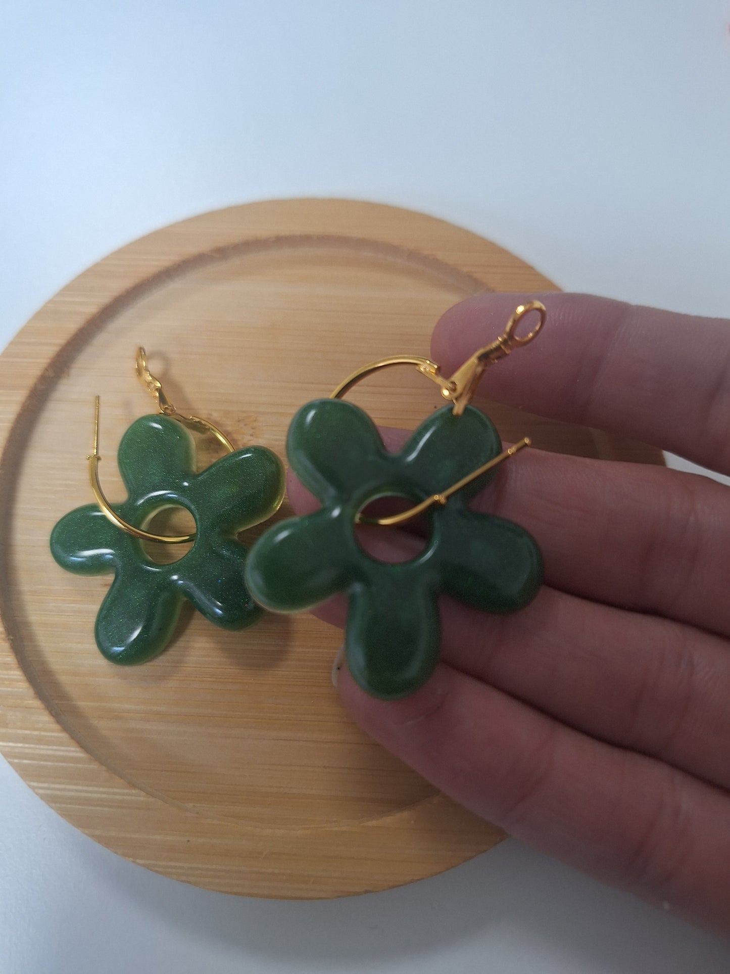 Boucles d oreilles 5 pétales