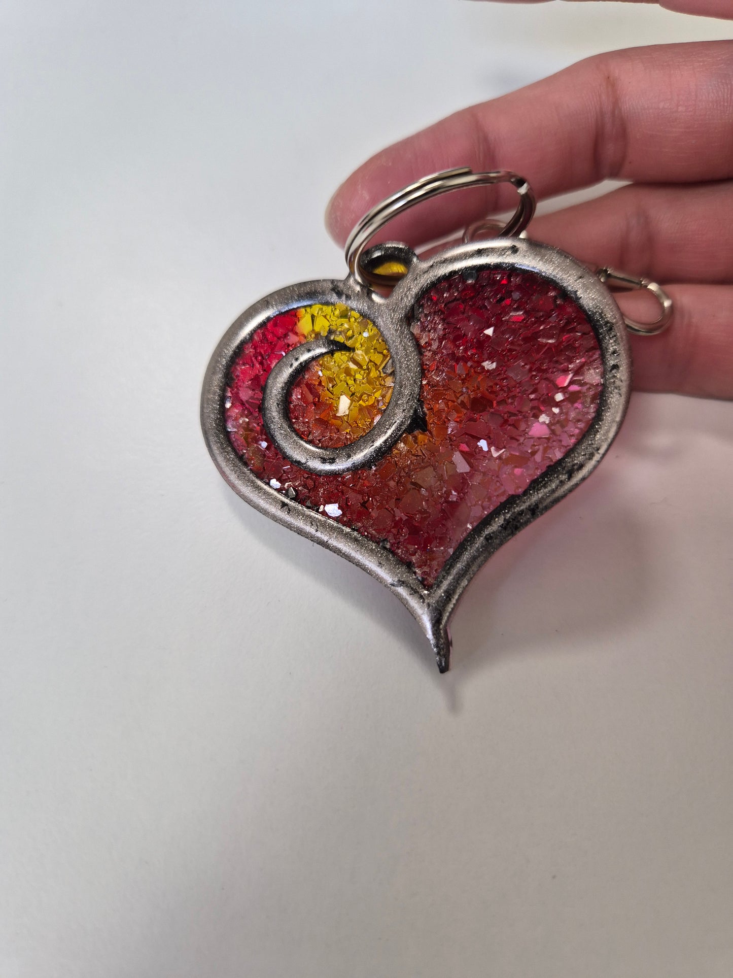 Porte cle coeur