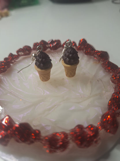 Boucles d'oreilles glace
