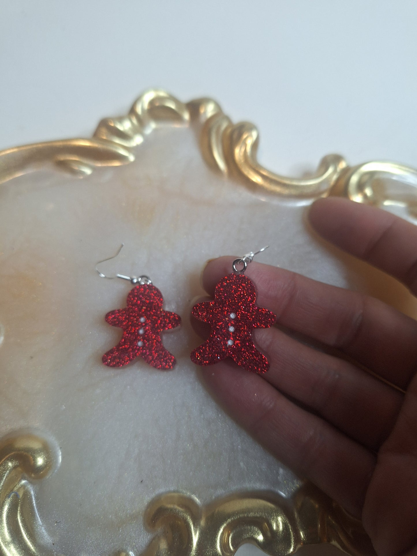 Boucles d'oreilles pain d épices