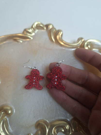 Boucles d'oreilles pain d épices