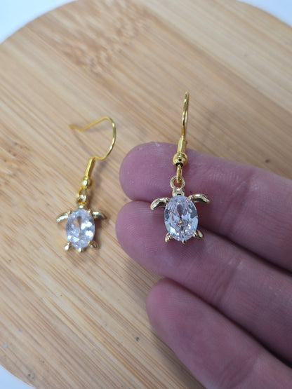 Boucles d'oreilles tortue