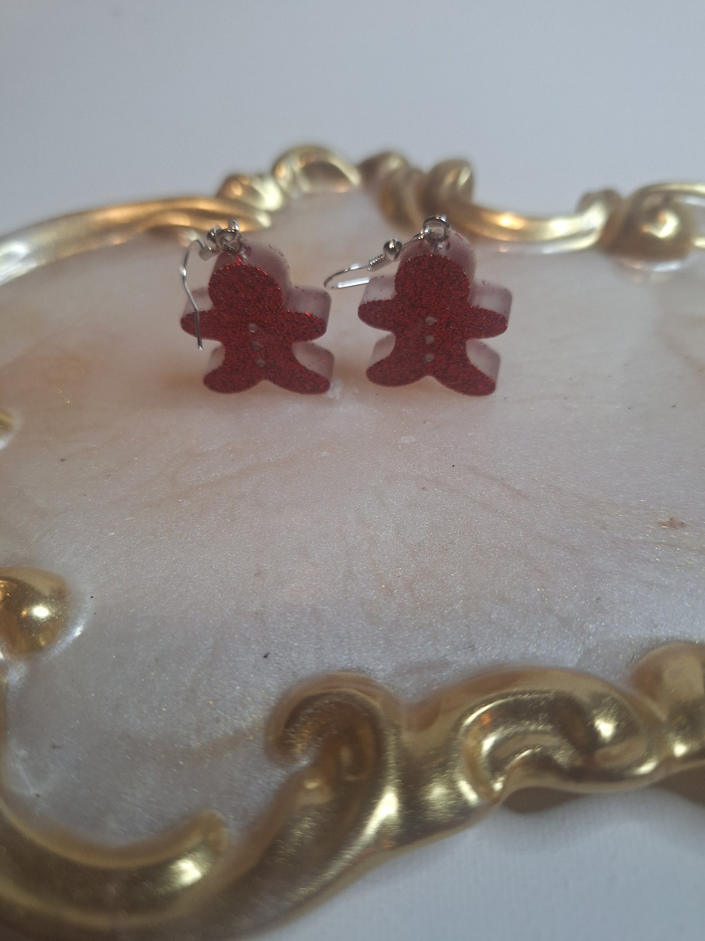 Boucles d'oreilles pain d épices