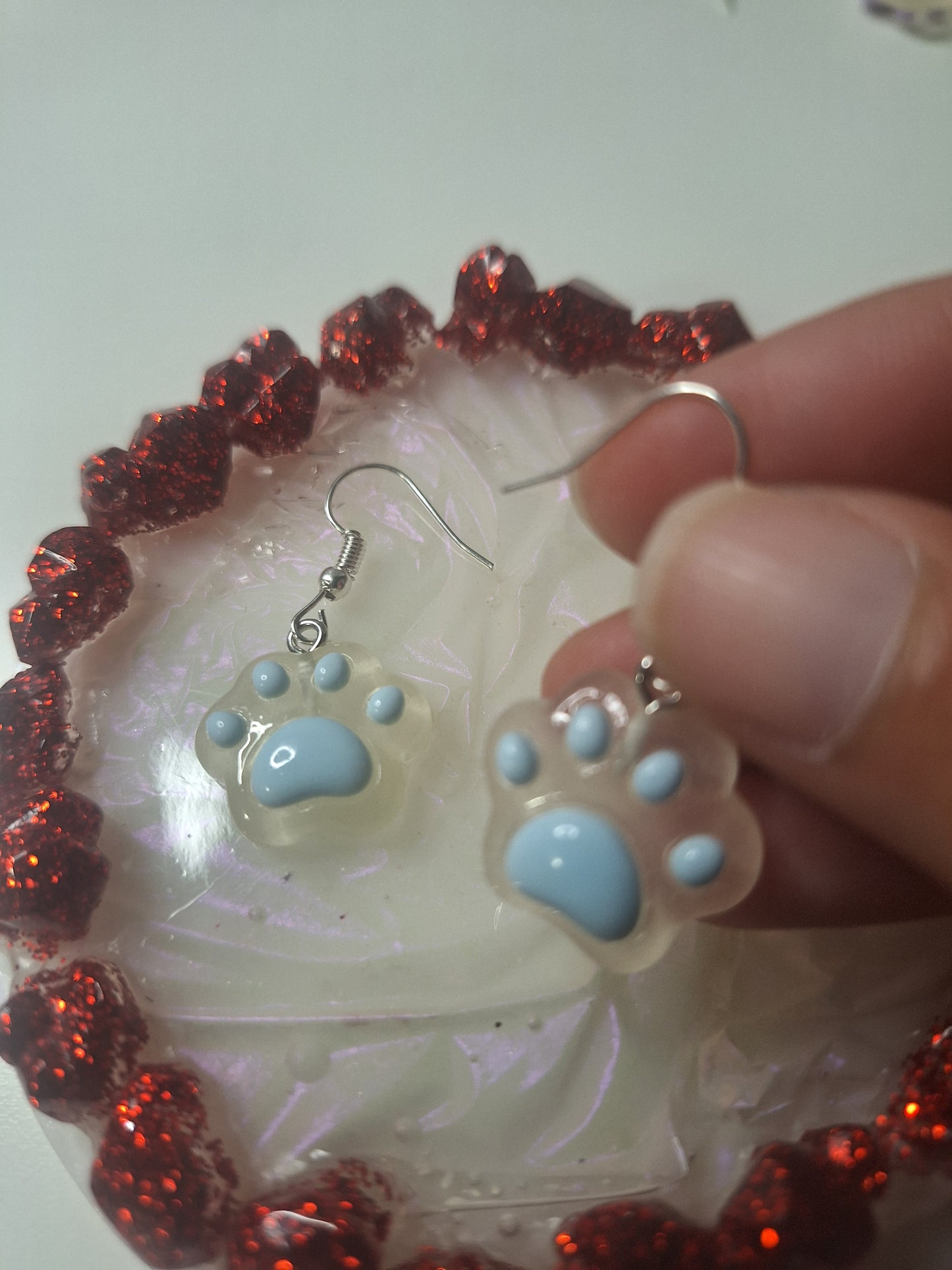 Boucles d'oreilles patte de chat