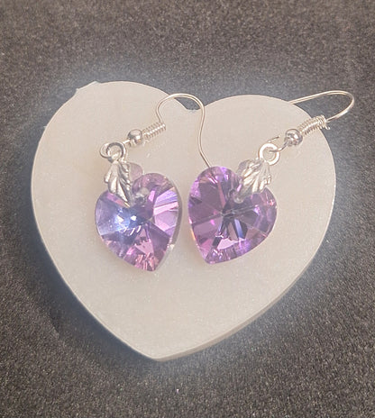 Boucles d'oreilles coeur